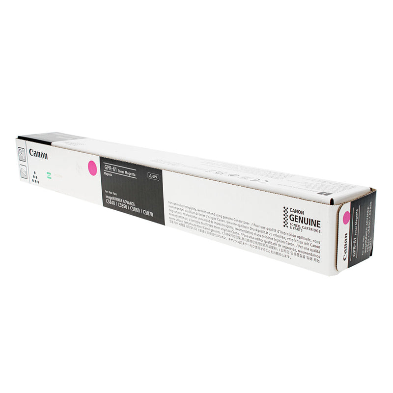 OEM Canon GPR-61 (3765C003) Toner Cartridge, Magenta, 60K Yield