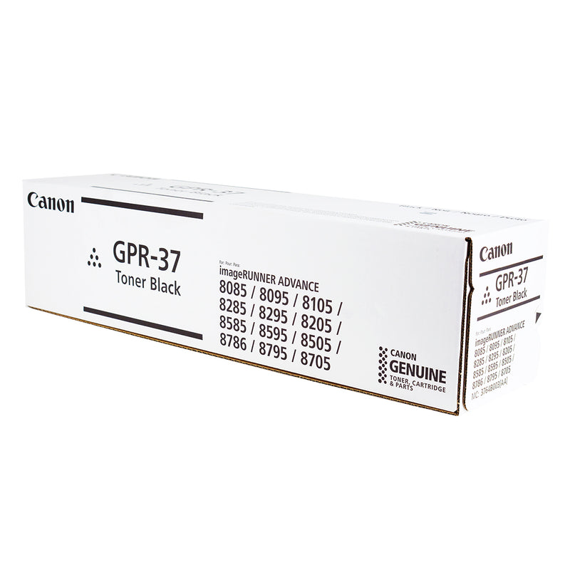 OEM Canon GPR-37 (3764B003) Toner Cartridge, Black, 70K Yield