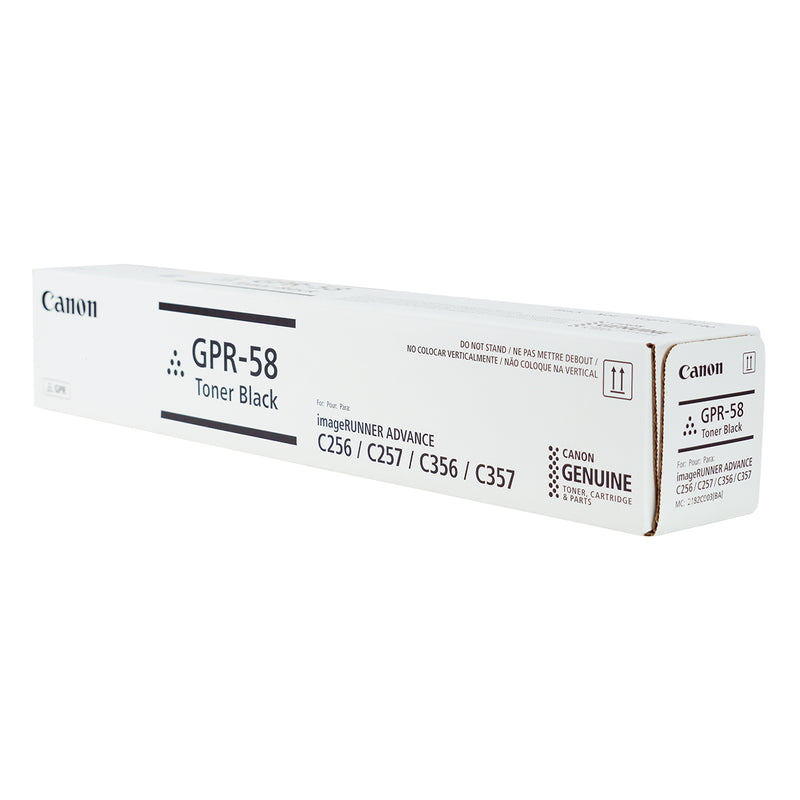 OEM Canon GPR-58 (2182C003) Toner Cartridge, Black, 23K Yield