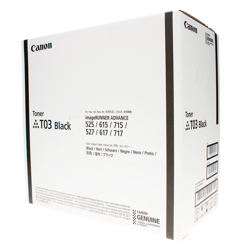OEM Canon T03 (2725C001) Toner Cartridge, Black, 51.5K Yield