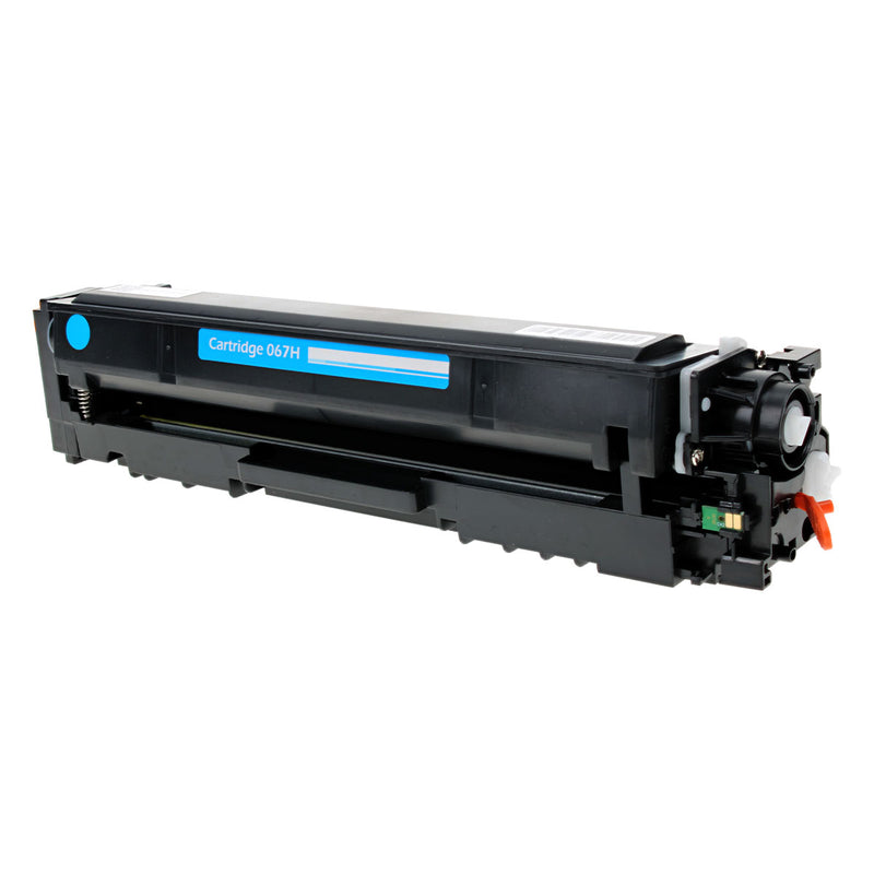 Compatible Canon 067H (5105C001) Toner Cartridge, Cyan, 2.35K High Yield, (New Chip)