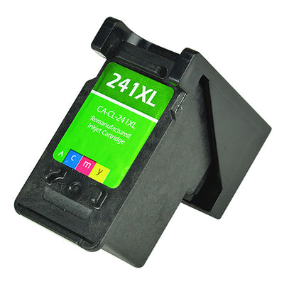 Remanufactured Canon 241XL (CL-241XL) InkJet Cartridge, Tri-Color, 400 High Yield