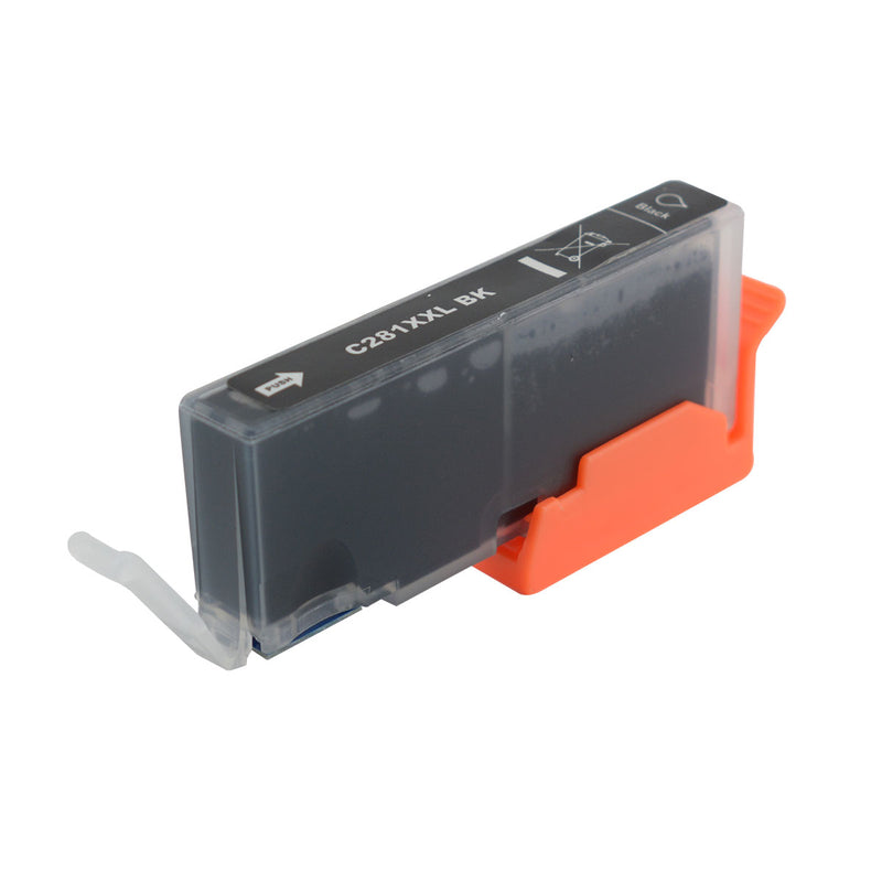 Remanufactured Canon 281XXL (CLI-281BK) InkJet Cartridge, Black, 11.7ml Extra High Yield