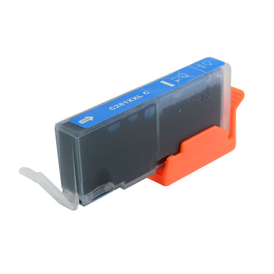 Remanufactured Canon 281XXL (CLI-281LC) InkJet Cartridge, Cyan, 11.7ML Extra High Yield
