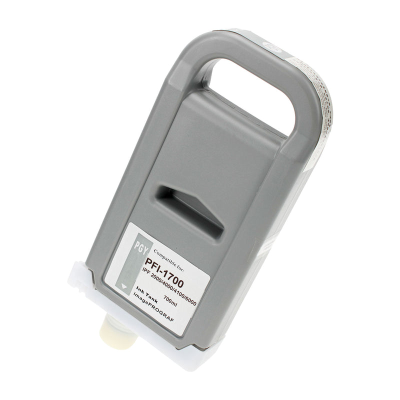 Remanufactured Canon PFI-1700PGY (0782C001) Wide Format, Photo Gray, 700ml