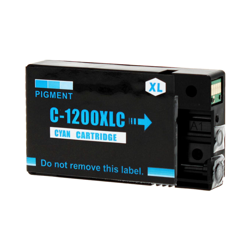 Compatible Canon 1200XL (PGI-1200XLCN) InkJet Cartridge, Cyan, 900 High Yield
