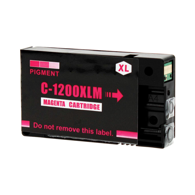 Compatible Canon 1200XL (PGI-1200XLMA) InkJet Cartridge, Magenta, 900 High Yield