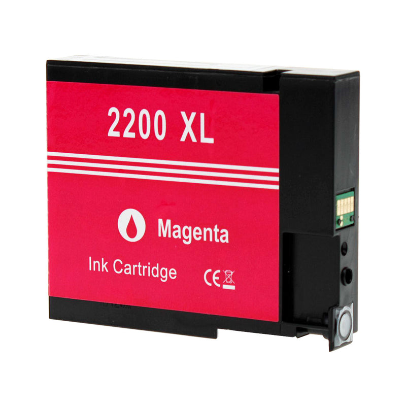 Compatible Canon 2200XL (PGI-2200XLMA) InkJet Cartridge, Magenta, 1.5K High Yield