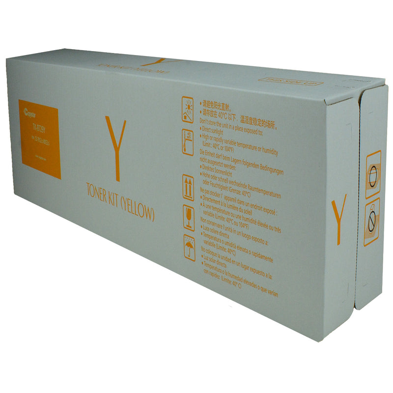 OEM Copystar TK-8729Y (1T02NHACS0) Toner Cartridge, Yellow, 30K Yield