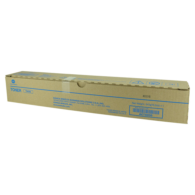OEM Konica Minolta TN330K (AC7A030) Toner Cartridge, Black, 25K Yield