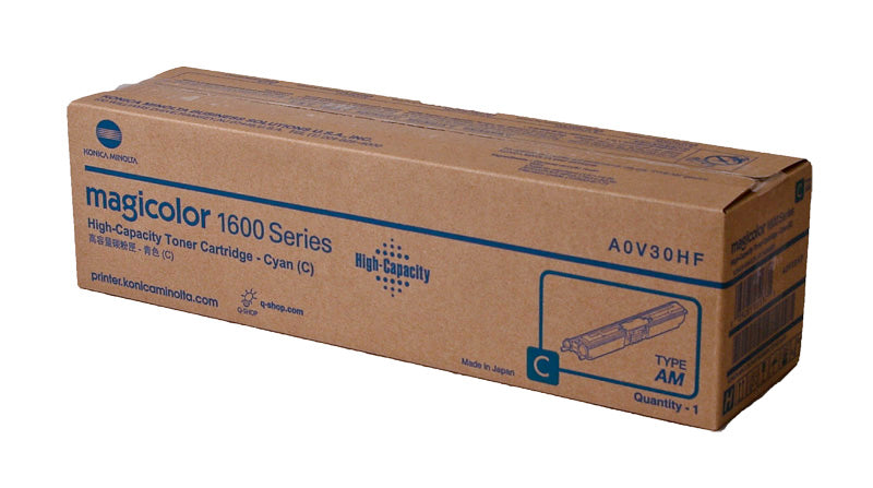 OEM Konica Minolta  (A0V30HF) Toner Cartridge, Cyan, 2.5K Yield