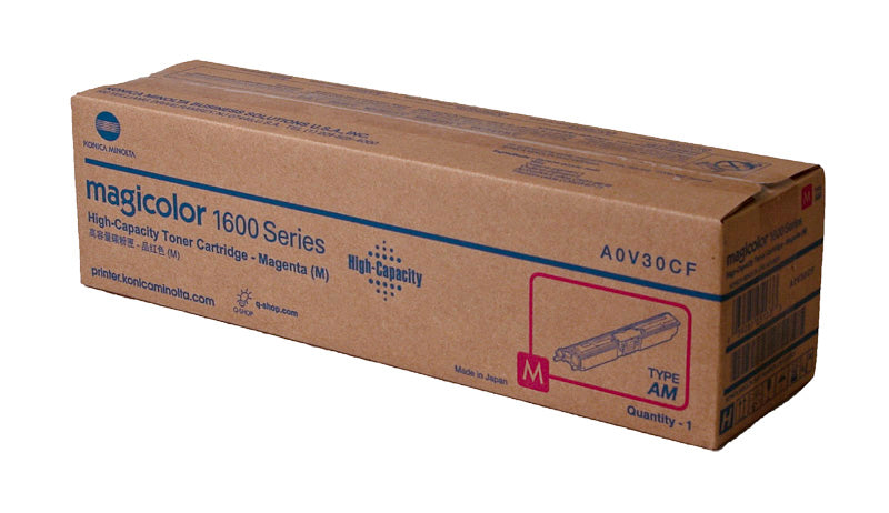 OEM Konica Minolta  (A0V30CF) Toner Cartridge, Magenta, 2.5K Yield