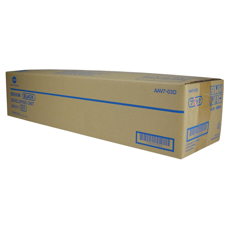 OEM Konica Minolta DV315K (AAV703D) Developer Unit, Black, 1000K Yield