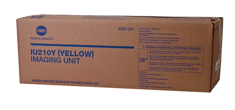 OEM Konica Minolta IU210Y (4062301) Drum Unit, Yellow, 45K Yield