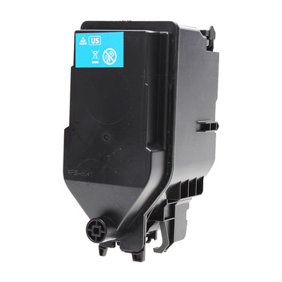 Compatible Konica Minolta TNP79C TNP80C TNP81C (AAJW430) Toner Cartridge, Cyan, 9K Yield, Made in USA