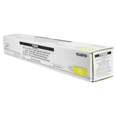 Compatible Konica Minolta TN626Y (ACV1230) Toner Cartridge, Yellow, 28K Yield, TAA Compliant, Made in USA