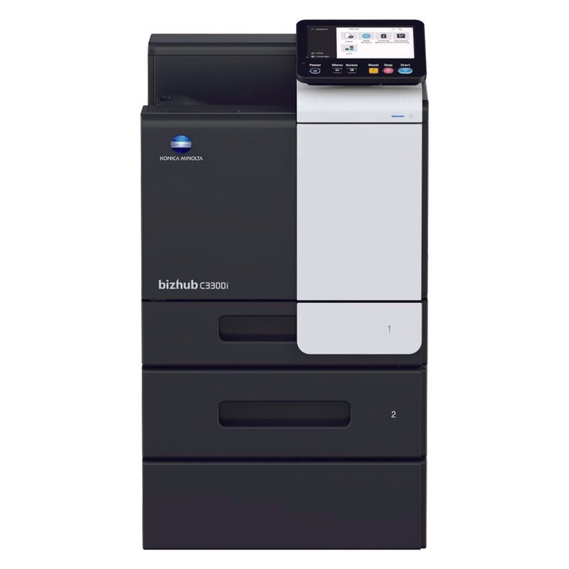 OEM Konica Minolta bizhub C3300i (AAJT011) Printer, 35 ppm Color, Print, Full Yield Toner, K=13K Yield, CMY=9K Yield
