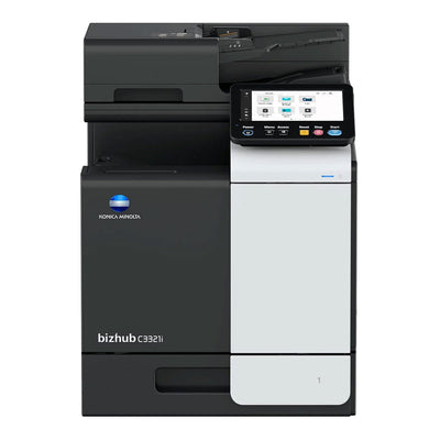 OEM Konica Minolta bizhub C3321i (AAJP017) MFP, 35 ppm Color, Print, Copy, Scan, (Fax), Full Yield Toner, K=13K Yield, CMY=9K Yield
