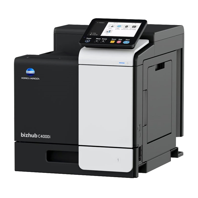 OEM Konica Minolta bizhub C4000i (AAJR011) Printer, 42 ppm Color, Print, Full Yield Toner, K=13K Yield, CMY=9K Yield