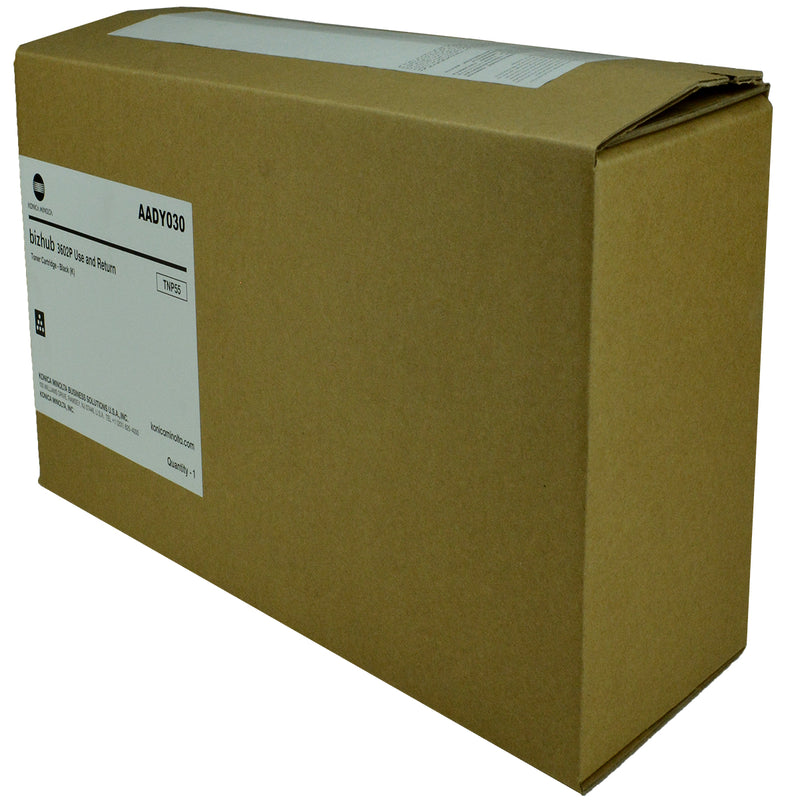 OEM Konica Minolta TNP55 (AADY030) Toner Cartridge, Black, 15K Yield, Return Program