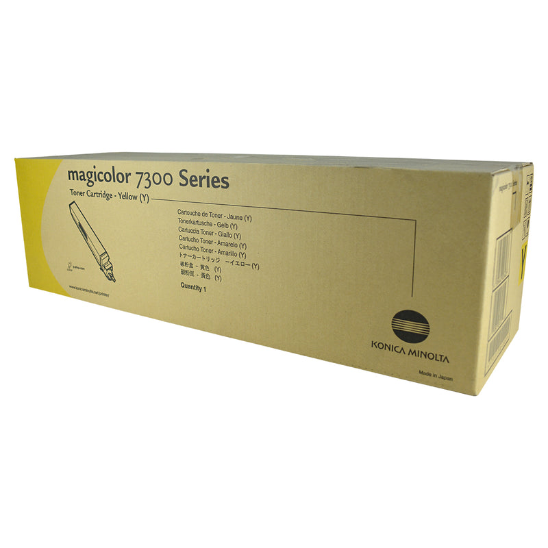 OEM Konica Minolta  (1710530002) Toner Cartridge, Yellow, 7.5K Yield