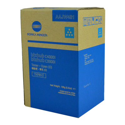 OEM Konica Minolta TNP81C (AAJW431) Toner Cartridge, Cyan, 9K Yield