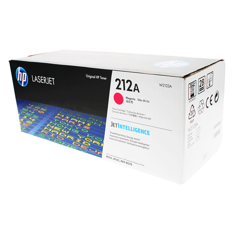OEM HP 212A (W2123A) Toner Cartridge, Magenta, 4.5K Yield