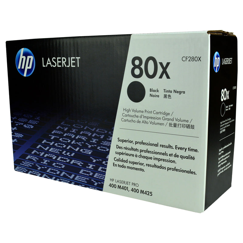 OEM HP 08X (CF280X) Toner Cartridge, Black, 6.9K High Yield