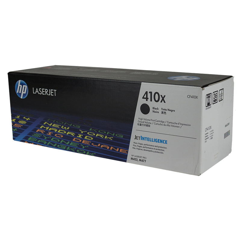 OEM HP 410X (CF410X) Toner Cartridge, Black, 6.5K High Yield