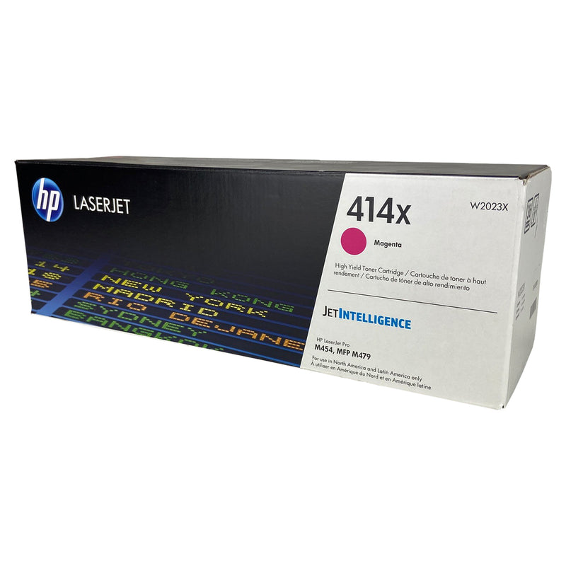 OEM HP 414X (W2023X) Toner Cartridge, Magenta, 6K High Yield