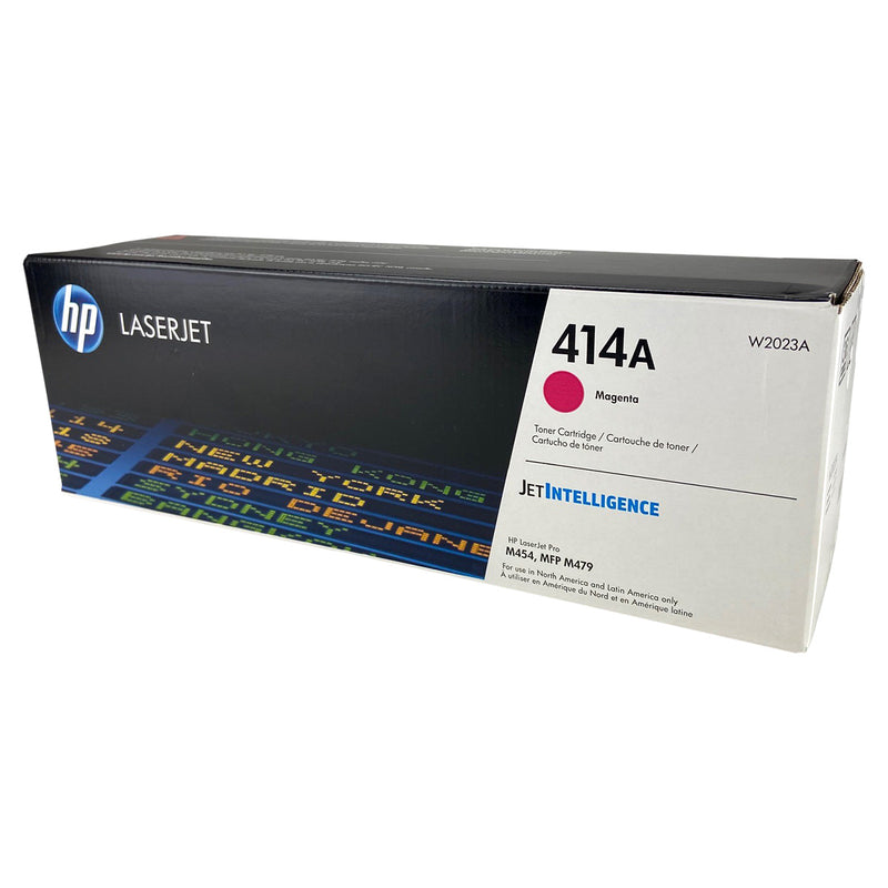 OEM HP 414A (W2023A) Toner Cartridge, Magenta, 2.1K Yield