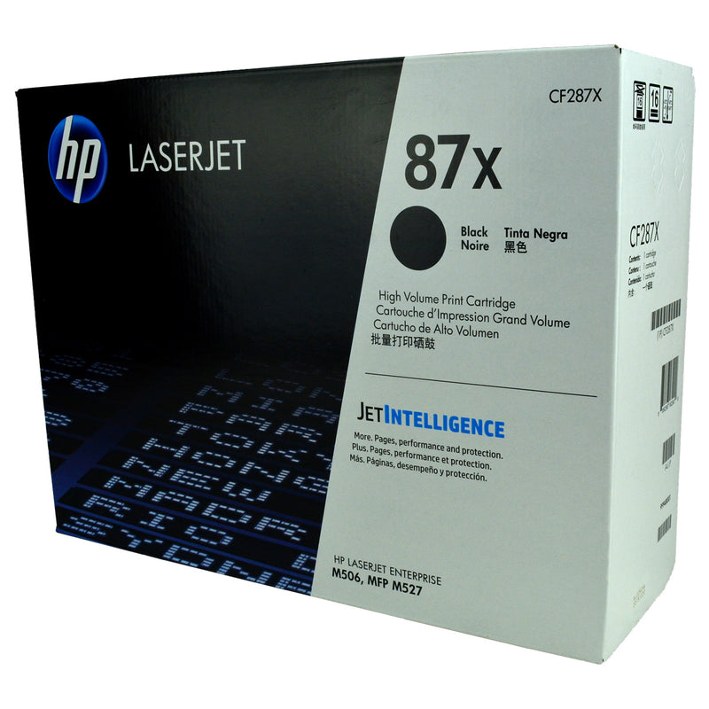 OEM HP 87X (CF287X) Toner Cartridge, Black, 18K High Yield