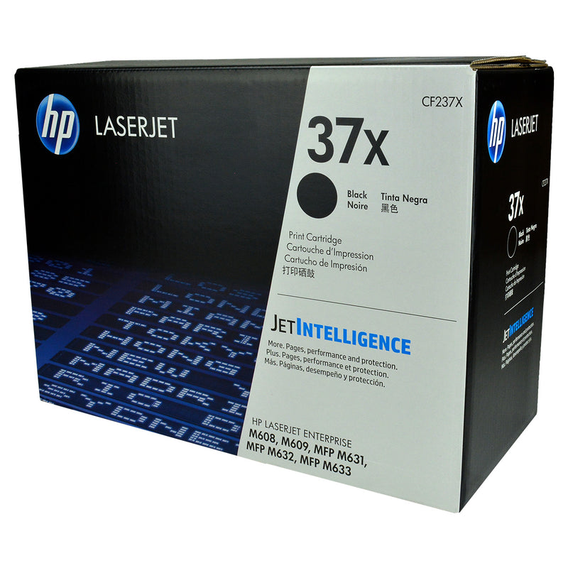OEM HP 37X (CF237X) Toner Cartridge, Black, 25K High Yield