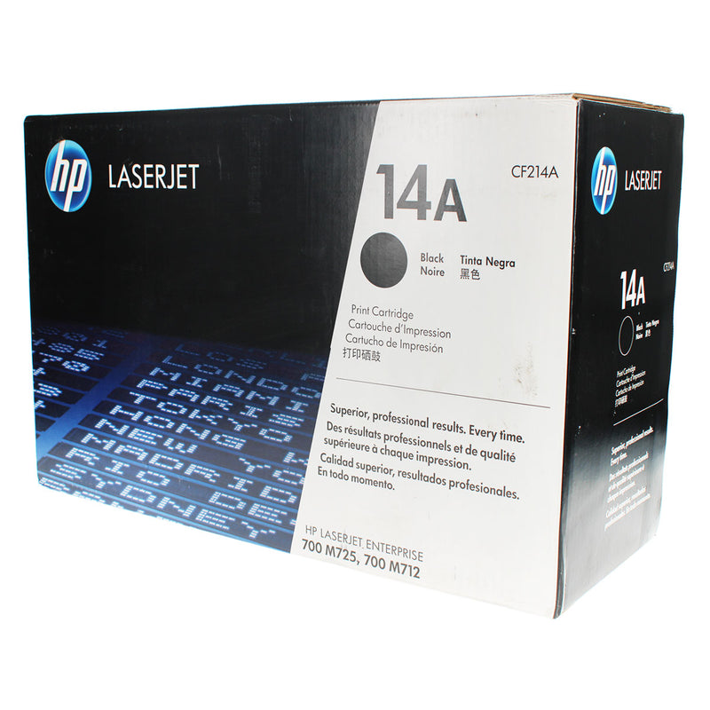OEM HP 14A (CF214A) Toner Cartridge, Black, 10K Yield