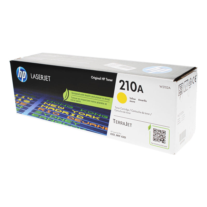 OEM HP  (W2102A) Toner Cartridge, Yellow, 1.8K Yield