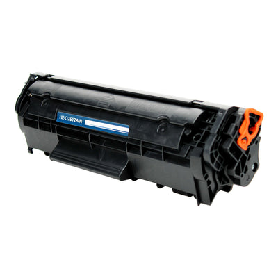 Compatible HP 12A (Q2612A) Toner Cartridge, Black, 3K Yield Jumbo