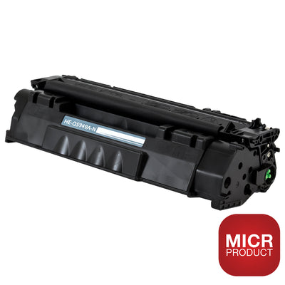 Compatible HP 49A (Q5949A) MICR Toner Cartridge, Black, 2.5K Yield