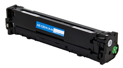 Compatible HP 125A (CB541A) Toner Cartridge, Cyan, 1.4K Yield