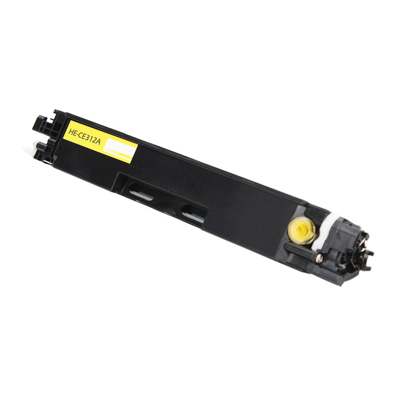 Compatible HP 126A (CE312A) Toner Cartridge, Yellow, 1K Yield