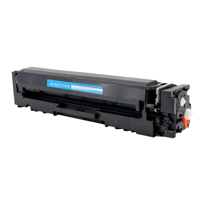 Compatible HP 206A (W2111A) Toner Cartridge, Cyan, 1.25K Yield, DIY (No Chip)