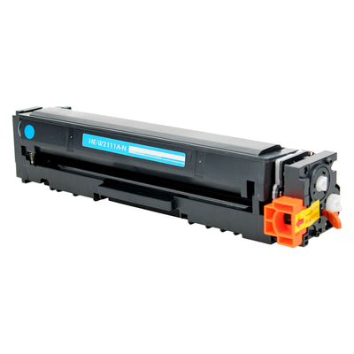 Compatible HP 206A (W2111A) Toner Cartridge, Cyan, 1.25K Yield, (New Chip)