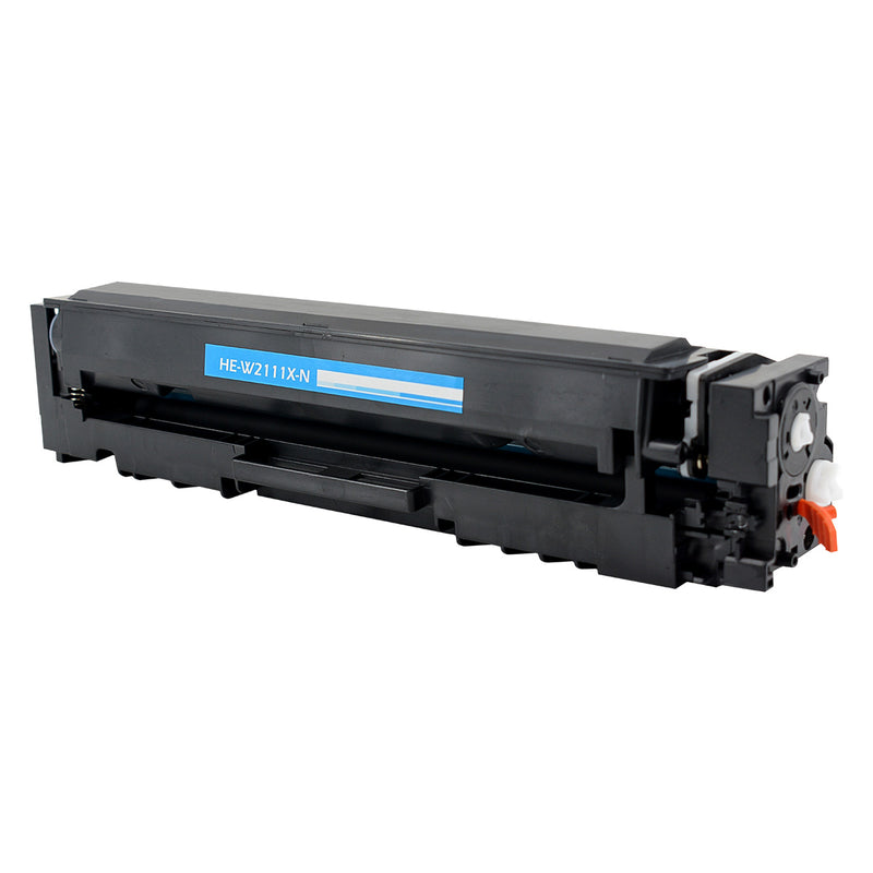 Compatible HP 206X (W2111X) Toner Cartridge, Cyan, 2.45K High Yield, DIY (No Chip)