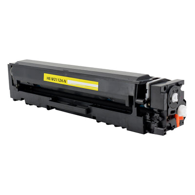 Compatible HP 206A (W2112A) Toner Cartridge, Yellow, 1.25K Yield, DIY (No Chip)