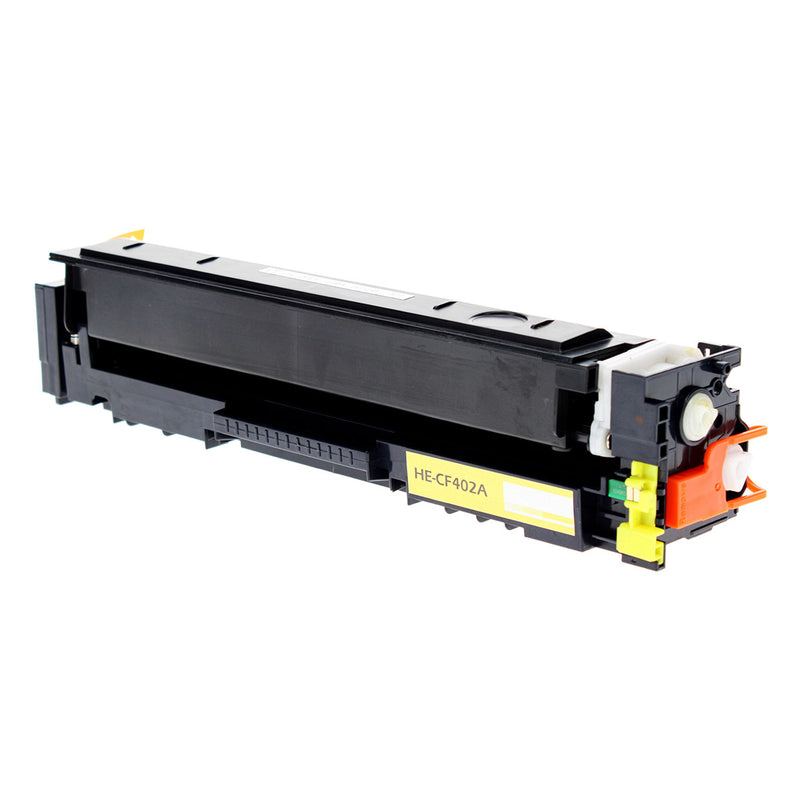 Compatible HP 201A (CF402A) Toner Cartridge, Yellow, 1.4K Yield