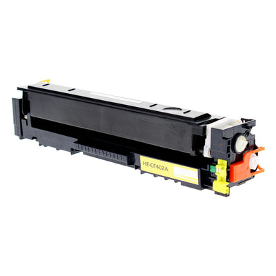 Compatible HP 201A (CF402A) Toner Cartridge, Yellow, 1.4K Yield