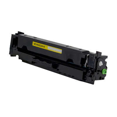 Compatible HP 414A (W2022A) Toner Cartridge, Yellow, 2.1K Yield, DIY (No Chip)