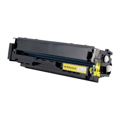 Compatible HP 414A (W2022A) Toner Cartridge, Yellow, 2.1K Yield, (New Chip)