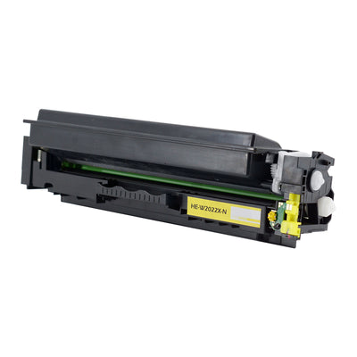 Compatible HP 414X (W2022X) Toner Cartridge, Yellow, 6K High Yield, (New Chip)