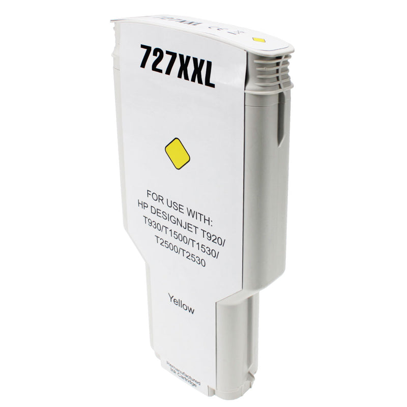 Remanufactured HP 727 (F9J78A) Wide Format, Yellow, 300ml