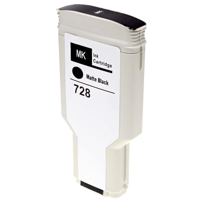 Remanufactured HP 728 (F9J68A) Wide Format, Matte Black, 300ml Yield